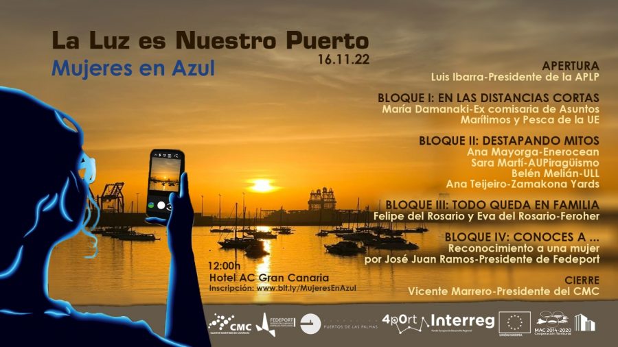 Cartel de las jornadas 'Mujeres en azul' Cartel de las jornadas 'Mujeres en azul'