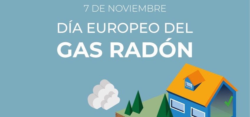 Cartel del Día Europeo del Gas Radón