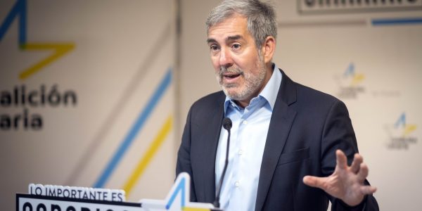 Fernando Clavijo en un acto de Coalición Canaria