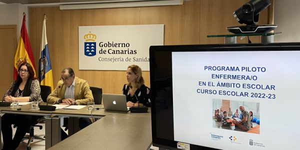 Presentación del proyecto piloto de enfermería escolar | Foto: Gobierno de Canarias