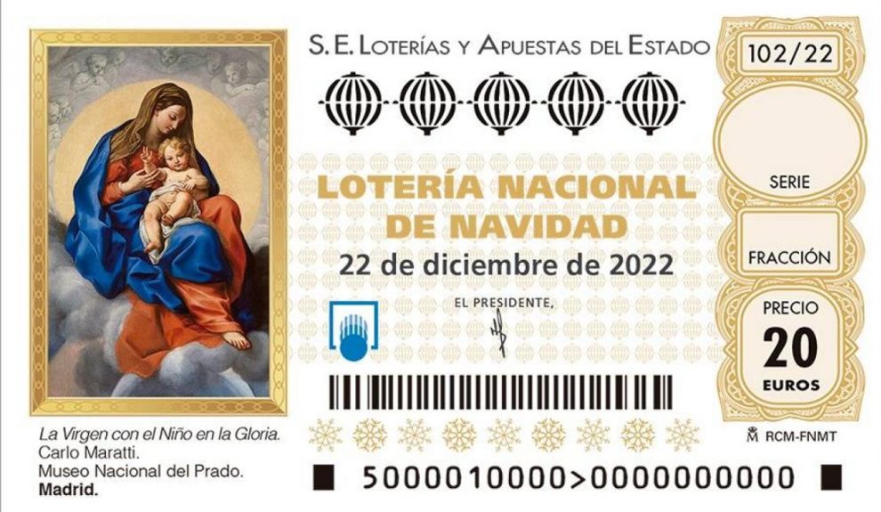 Décimo de la Lotería de Navidad 2022