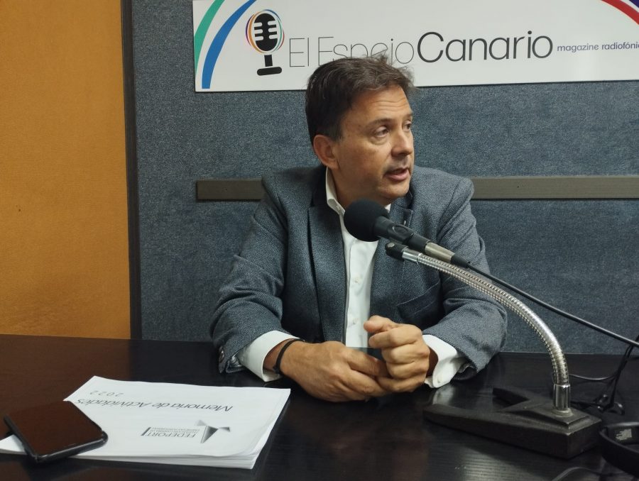Luis Ibarra, presidente de la Autoridad Portuaria de Las Palmas, en los estudios de El Espejo Canario Luis Ibarra, presidente de la Autoridad Portuaria de Las Palmas, en los estudios de El Espejo Canario
