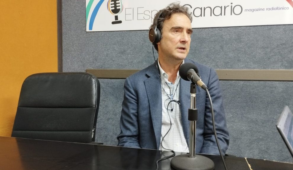 Pablo Casado en los estudios de El Espejo Canario