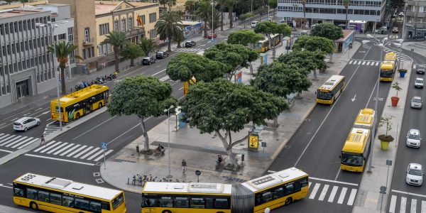 Terminal de Guaguas Municipales en La Isleta | Foto: Guaguas Municipales