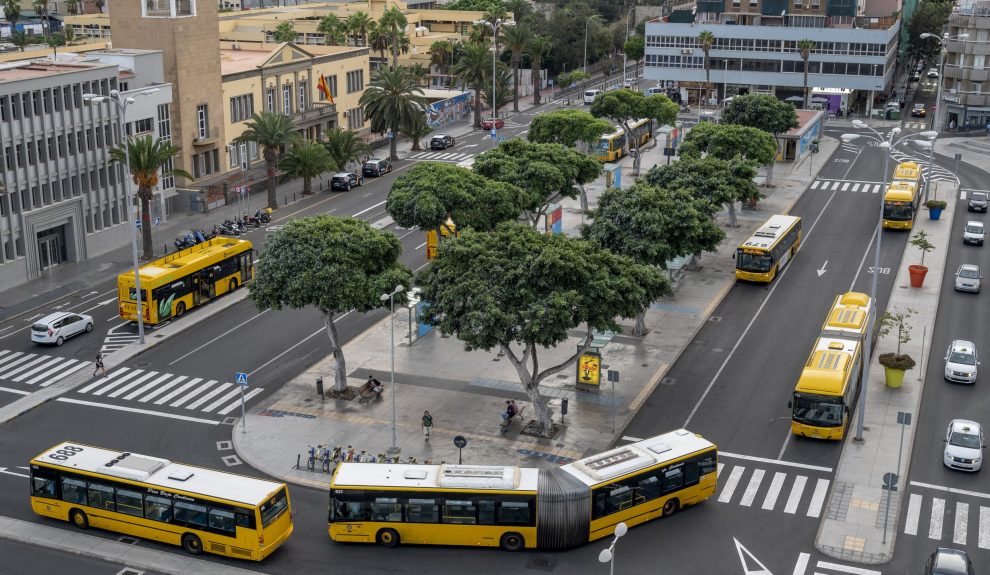 Terminal de Guaguas Municipales en La Isleta | Foto: Guaguas Municipales