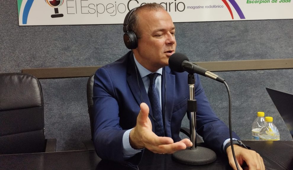 El alcalde de Las Palmas de Gran Canaria en los estudios de El Espejo Canario