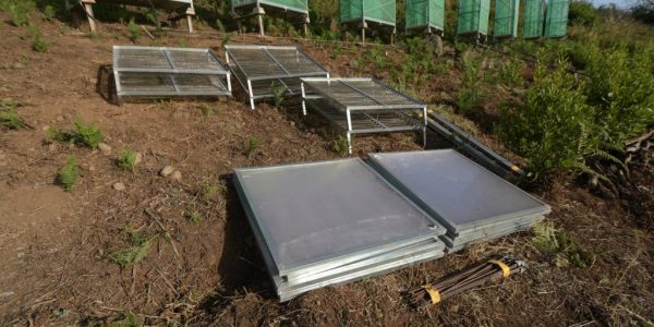 Captadores de agua de niebla en Gran Canaria | Foto: Gobierno de Canarias