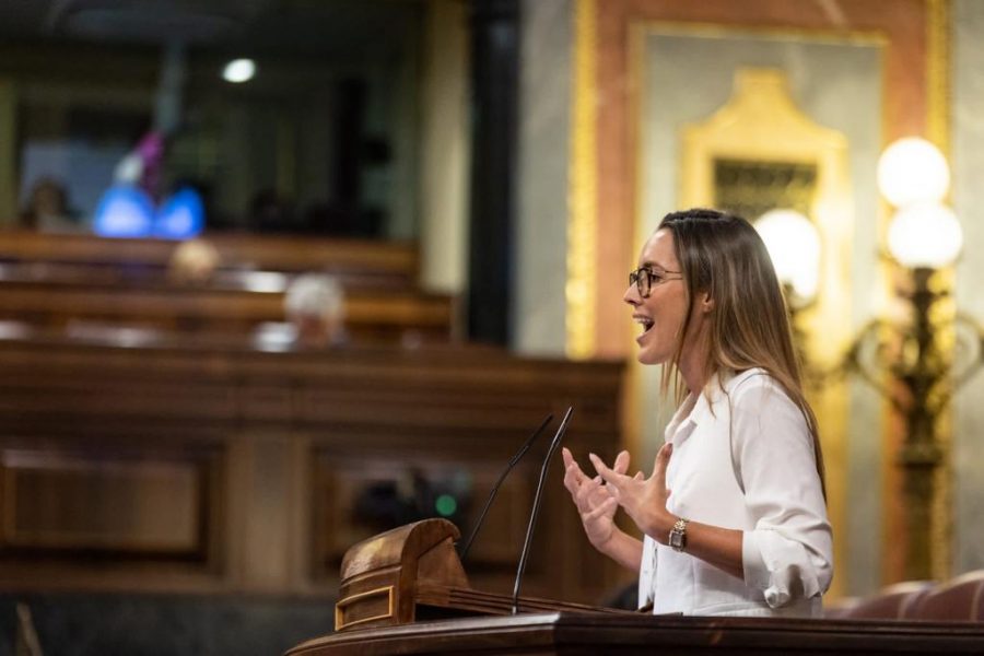 María Fernández en una intervención en el Congreso de los Diputados | Foto: CC María Fernández en una intervención en el Congreso de los Diputados | Foto: CC