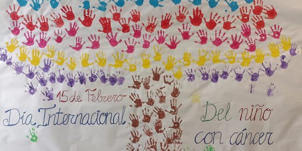 Mural de Pequeño Valiente para conmemorar el Día Mundial Cáncer Infantil