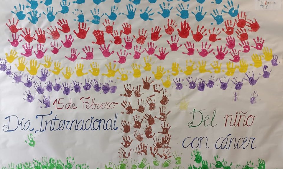 Mural de Pequeño Valiente para conmemorar el Día Mundial Cáncer Infantil