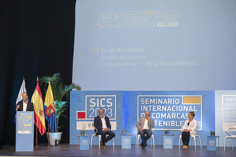 Un momento del desarrollo de las XVI Seminario Internacional de Comarcas Sostenibles | Foto: Ayuntamiento de Agüimes