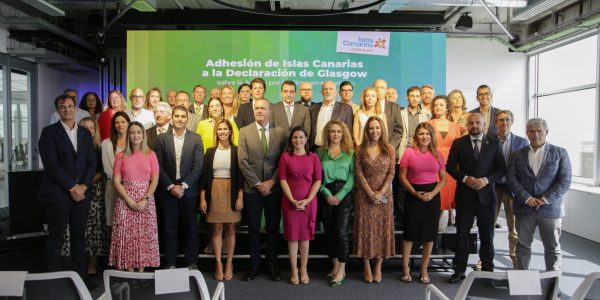 Adhesion de las Canarias a la Declaración de Glasgow | Foto: Consejeria Turismo del Gobierno de Canarias