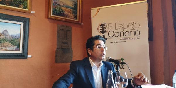Pedro Martín, en la Casa del Vino de El Sauzal