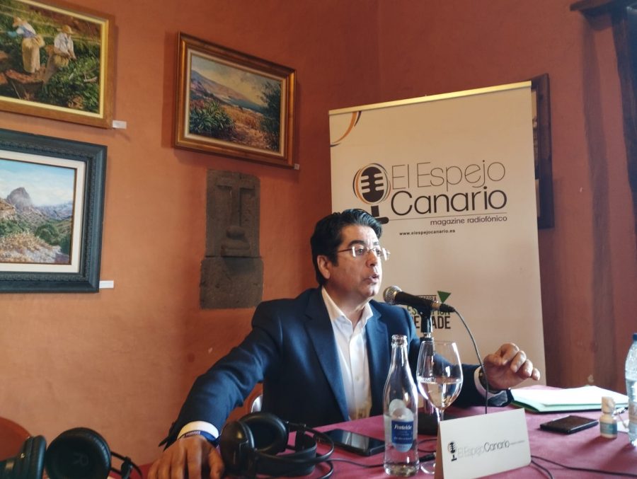 Pedro Martín, en la Casa del Vino de El Sauzal Pedro Martín, en la Casa del Vino de El Sauzal