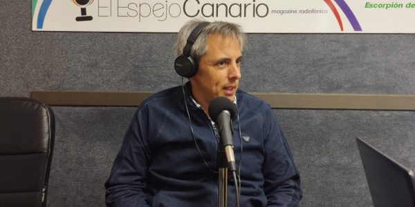 Carlos Navarro, director de Aciisi, en los estudios de El Espejo Canario