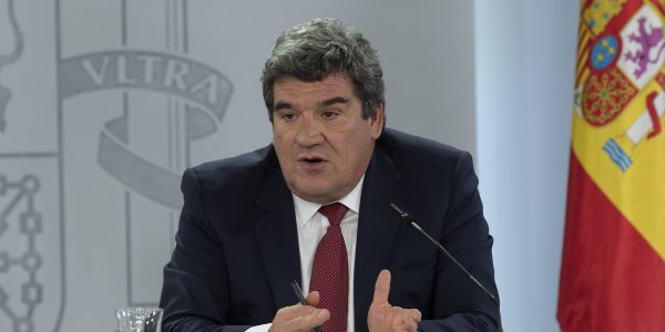 El ministro José Luis Escrivá durante una comparecencia de prensa | Foto: Gobierno de España
