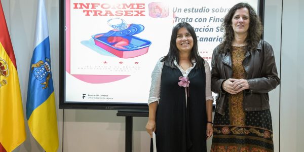Kika Fumero y Esther Torrado en la presentación del estudio | Foto: Gobierno de Canarias