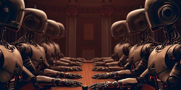 ¿Así serán los consejos de administración en el futuro? | Foto generada mediante Inteligencia Artificial