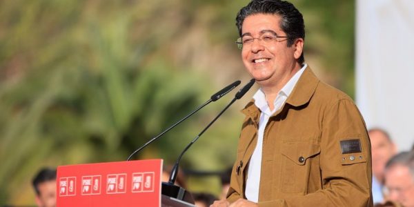 Pedro Martín en un acto del PSOE