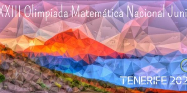 Cartel de las Olimpiadas de Matemática en Tenerife