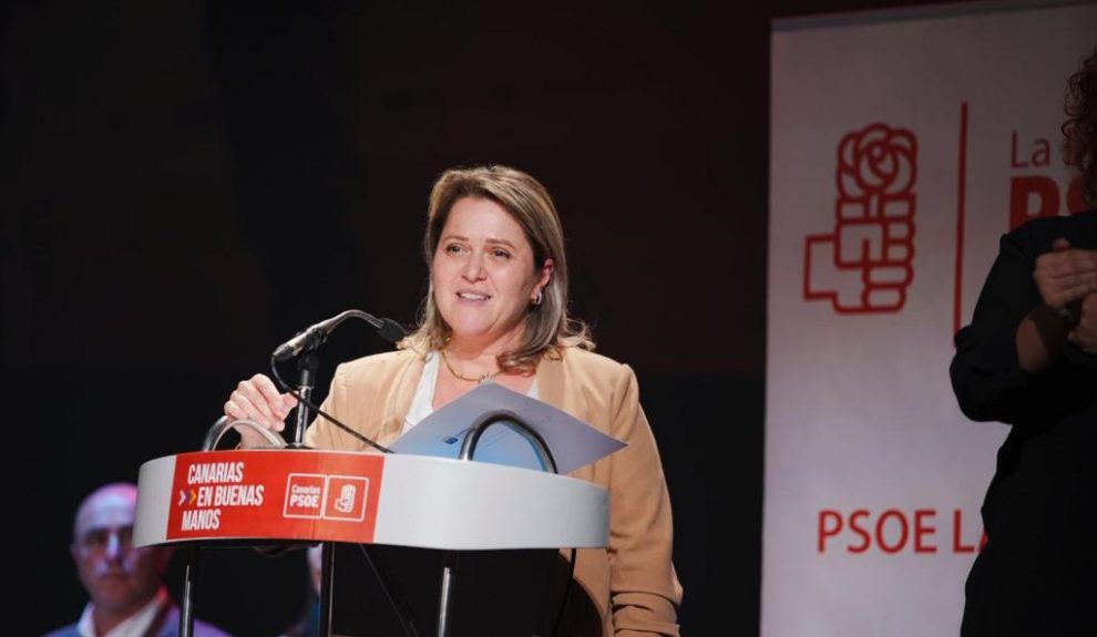 Alicia Vanoostende en un acto electoral | Foto: PSOE