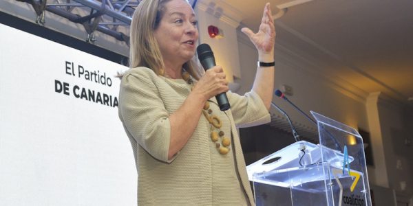 Ana Oramas en un acto electoral de Coalición Canaria | Foto: CC