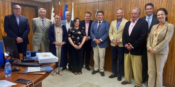Visita de la delegación marroquí a Fedeport | Foto: Infopuertos