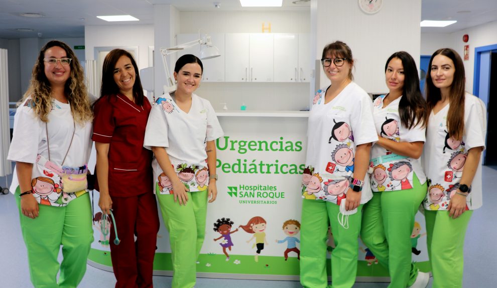 Equipo de Urgencias Pediátricas de Hospitales Universitarios San Roque en Maspalomas | Foto: HUSR