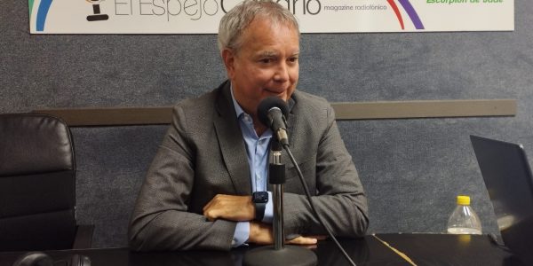Chano Franquis en los estudios de El Espejo Canario