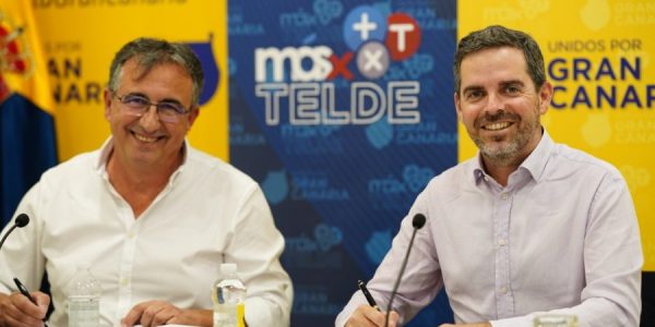 Juan Francisco Artiles (izquierda) junto a Lucas Bravo de Laguna | Foto: UxGC