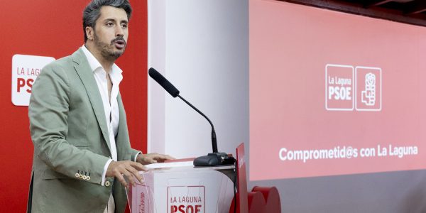 Luis Yeray Gutiérrez en un acto electoral