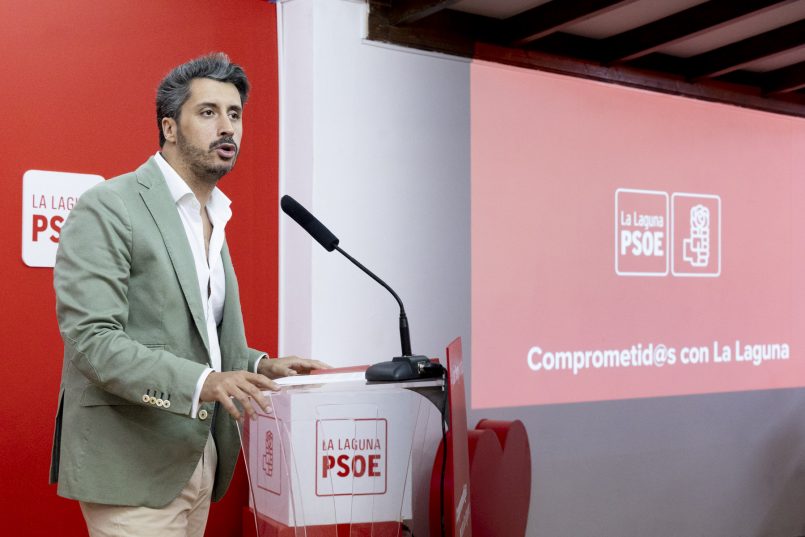 Luis Yeray Gutiérrez en un acto electoral Luis Yeray Gutiérrez en un acto electoral