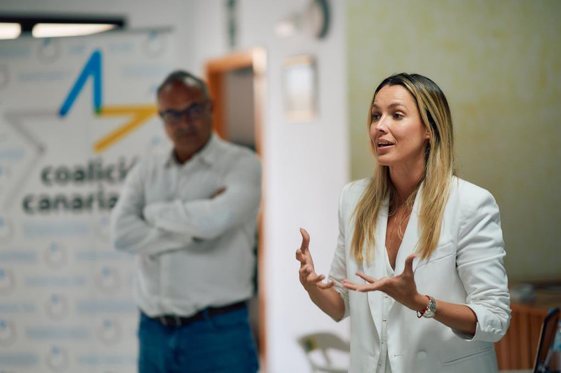 María Fernández en un acto de campaña | Foto: CC