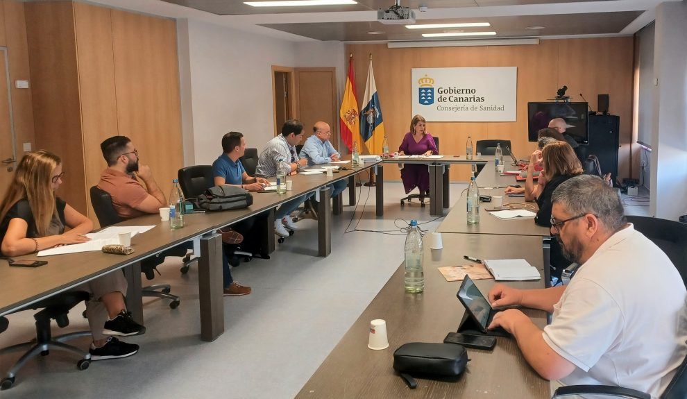 Reunión de la mesa sectorial de Sanidad | Foto: Gobierno de Canarias