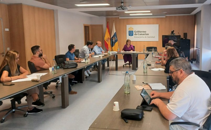 Reunión de la mesa sectorial de Sanidad | Foto: Gobierno de Canarias Reunión de la mesa sectorial de Sanidad | Foto: Gobierno de Canarias