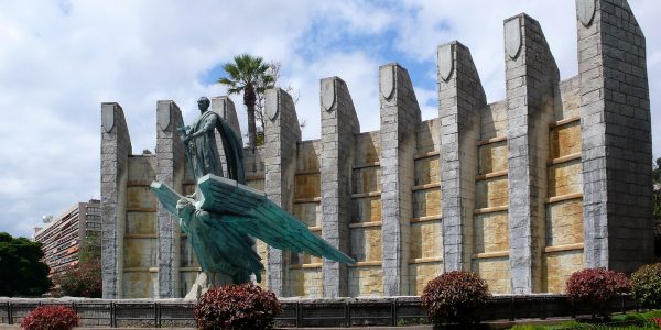 Vestigio franquista en Santa Cruz de Tenerife