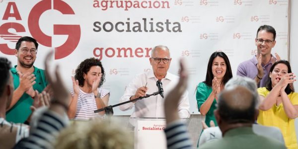 Casimiro Curbelo durante la pasada noche electoral del 28 de mayo de 2023 | Foto: ASG