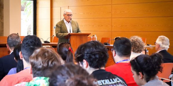 Ciprián Rivas en la Universidad de Verano de Agüimes | Foto: Hecansa