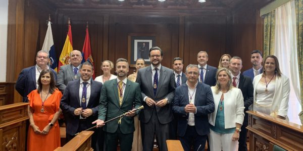 Corporación del Ayuntamiento de Telde en su toma de posesión