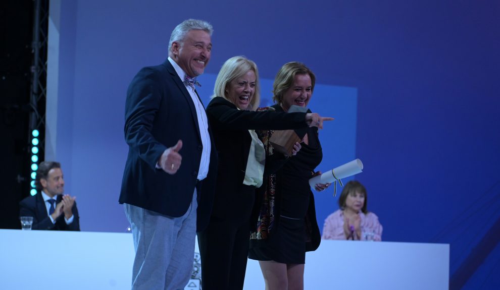 Acto de entrega del Premio Canarias a la coordinadora de ONG para el desarrollo | Foto: Gocan
