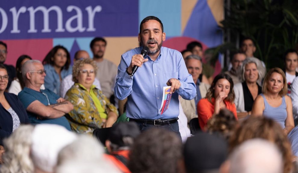 Rubens Ascanio en un acto electoral | Foto: Unidas Se Puede