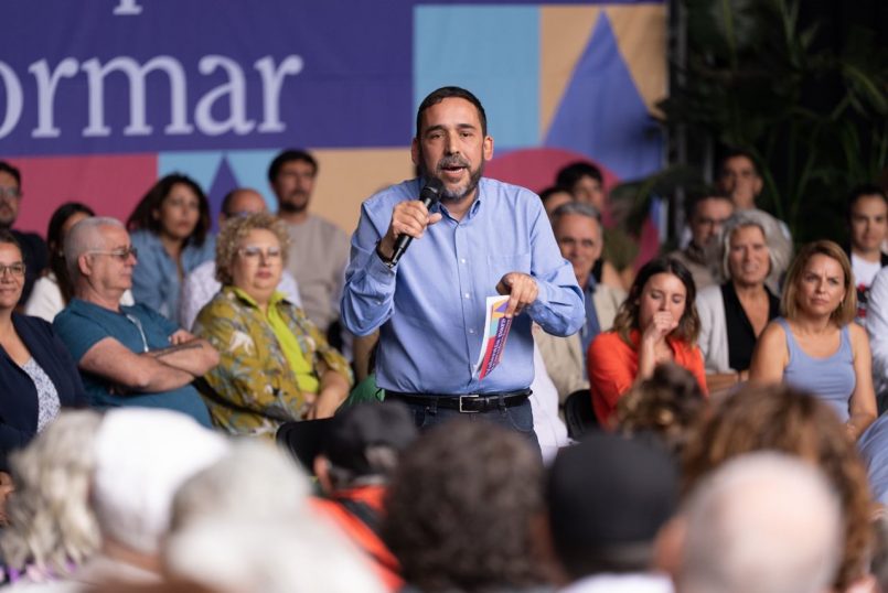 Rubens Ascanio en un acto electoral | Foto: Unidas Se Puede Rubens Ascanio en un acto electoral | Foto: Unidas Se Puede