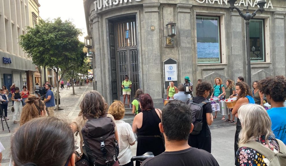 Protesta de las kellys en Gran Canaria | Foto Marcia Díaz