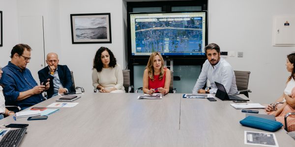 Momento de la reunión entre el Cabildo de Tenerife y el Ayuntamiento de La Laguna | Foto: Cabildo de Tenerife