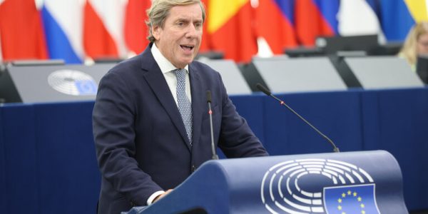 Gabriel Mato en una sesión del Europarlamento
