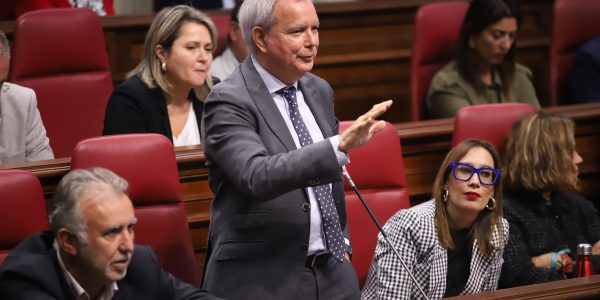 Chano Franquis en una sesión del Parlamento canario | Foto: PSOE