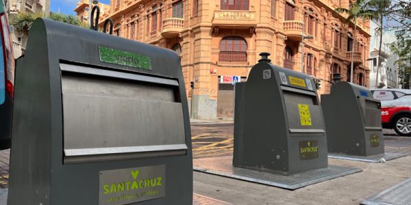 Contenedores en Santa Cruz de Tenerife