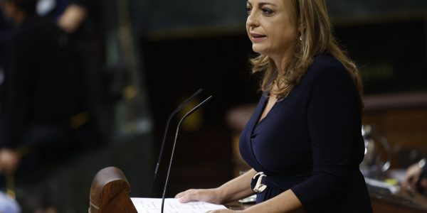 Cristina Valido en la sesión de investidura de Pedro Sánchez | Foto: Congreso de los Diputados