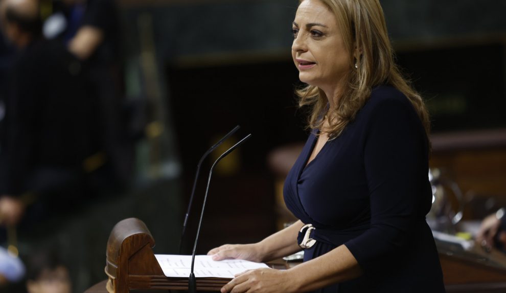 Cristina Valido en la sesión de investidura de Pedro Sánchez | Foto: Congreso de los Diputados