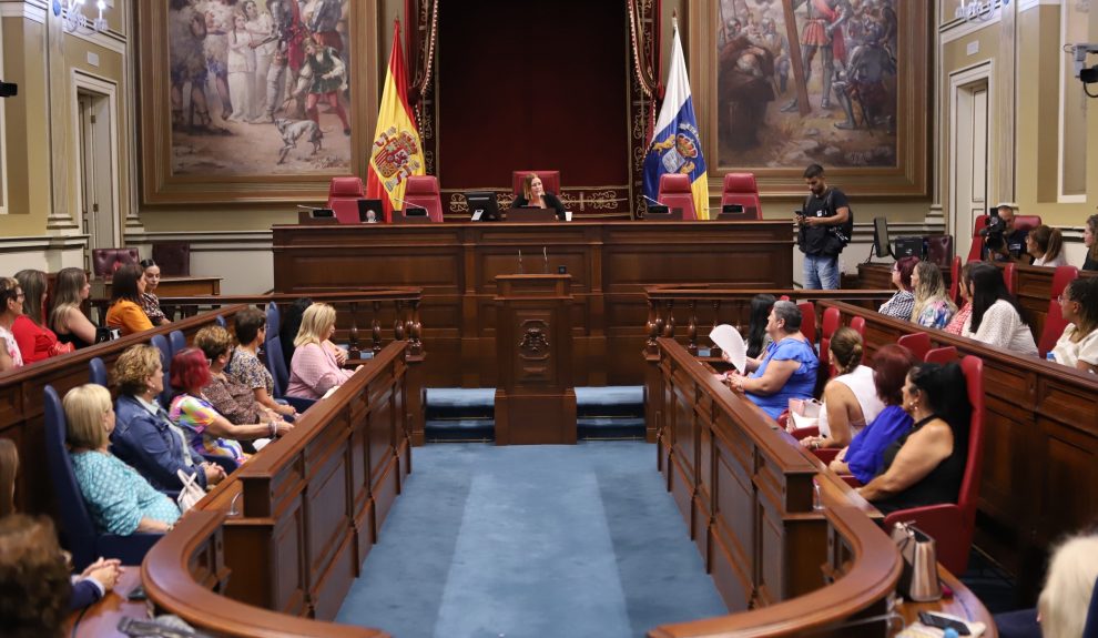 El Parlamento de Canarias durante una sesión
